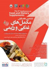 پوستر ششمین همایش مکمل های غذایی و رژیمی