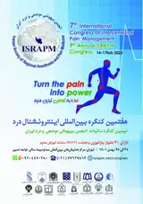 _POSTER The 7th International International Pain Congress, the 9th Annual Congress of the Local Anesthesia and Pain Society of Iran