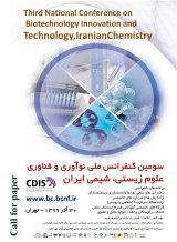 _POSTER Third National Conference on Biotechnology Innovation and Technology, Iranian Chemistry