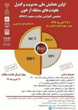 _POSTER First National Conference on Management and Control of Blood-Transmitted Infections (Fifth Mashhad Hepatitis Conference)