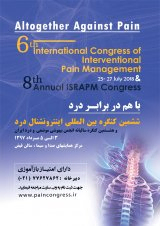 _POSTER The 6th International Congress on Intolerance of Pain and the 8th Annual Congress of the Iranian Association of Anesthesiology and Pain