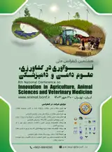 _POSTER Eighth National Conference on Innovation in Agriculture, Animal Sciences and Veterinary Medicine