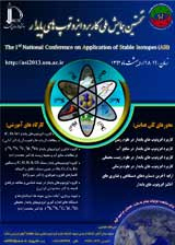 _POSTER The 1st National Conference on Application of stable isotopes