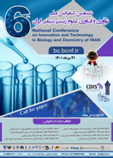 _POSTER Sixth National Conference on Innovation and Technology of Biological Sciences Iranian Chemistry